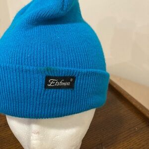 Vibrant Blue Knit Beanie